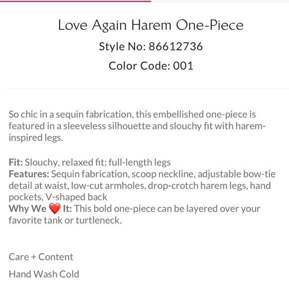 🔥🔥WOW 🤯 NWT Free People sequin Jumpsuit in black🔥🔥 - Picture 8 of 8